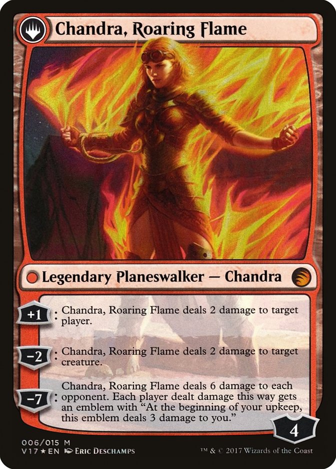 Chandra, Fire of Kaladesh // Chandra, Roaring Flame (From the Vault: Transform #6)