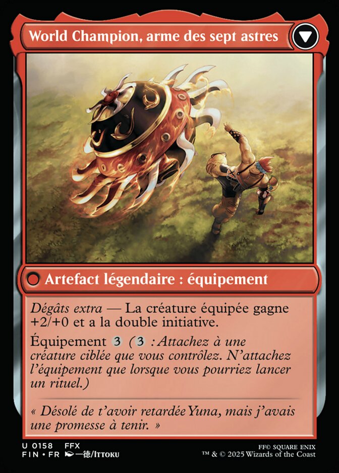 World Champion, arme des sept astres