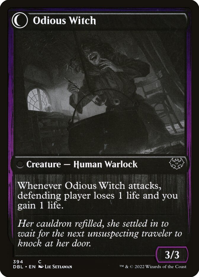 Ragged Recluse // Odious Witch (Innistrad: Double Feature #394)