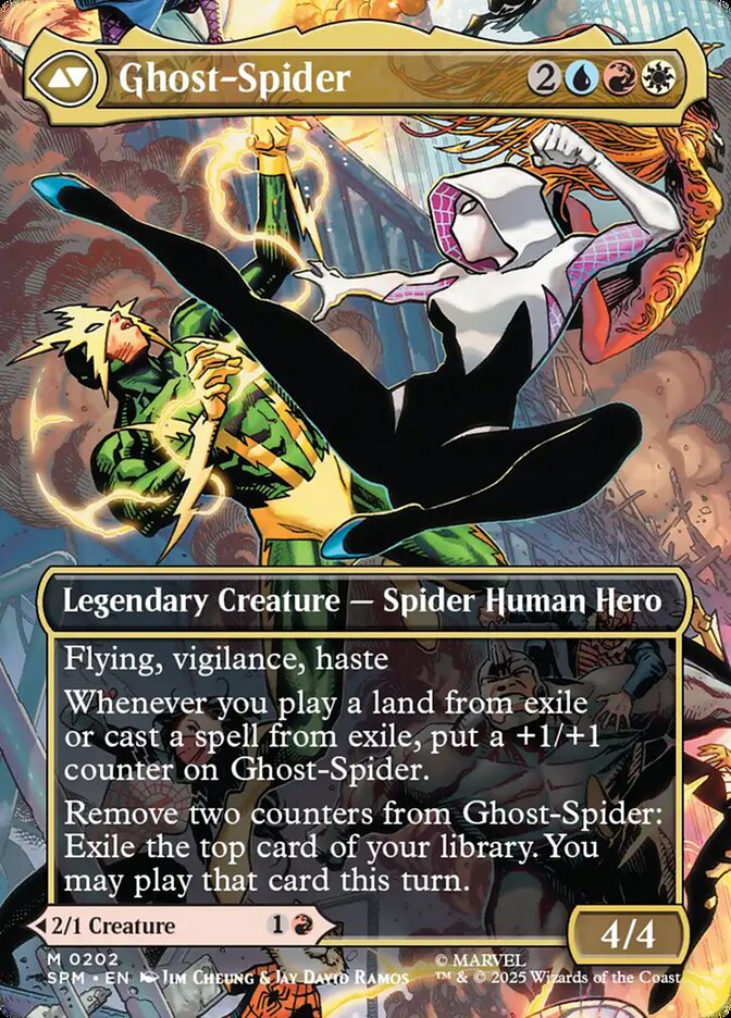 Gwen Stacy // Ghost-Spider - reverse side