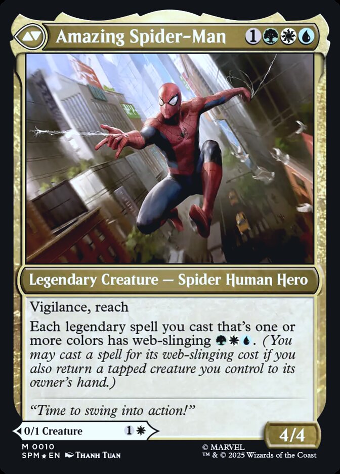 Peter Parker // Amazing Spider-Man - reverse side