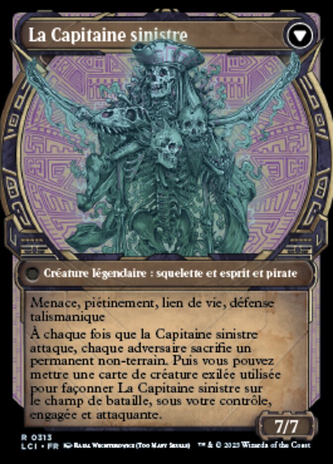 Throne of the Grim Captain // The Grim Captain (The Lost Caverns of Ixalan #313)