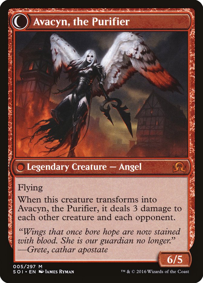 Archangel Avacyn // Avacyn, the Purifier (Shadows over Innistrad #5)