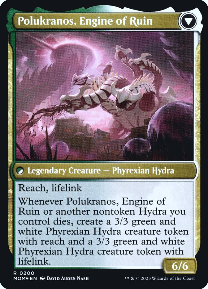 Polukranos Reborn // Polukranos, Engine of Ruin (March of the Machine Promos #200s)