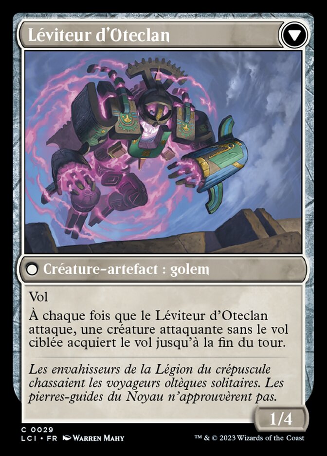 Oteclan Landmark // Oteclan Levitator (The Lost Caverns of Ixalan #29)