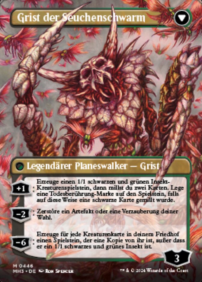 Grist, Voracious Larva // Grist, the Plague Swarm (Modern Horizons 3 #446)