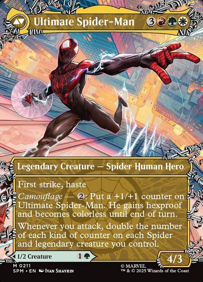 Miles Morales // Ultimate Spider-Man - reverse side