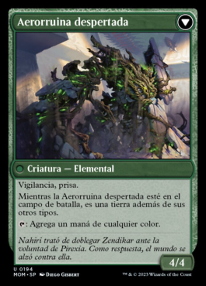 Aerorruina despertada