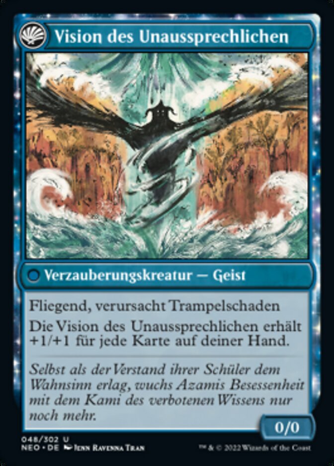 Vision des Unaussprechlichen