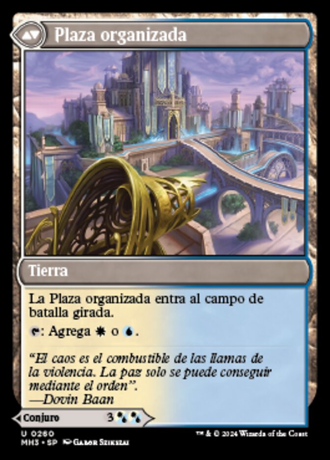 Suppression Ray // Orderly Plaza (Modern Horizons 3 #260)