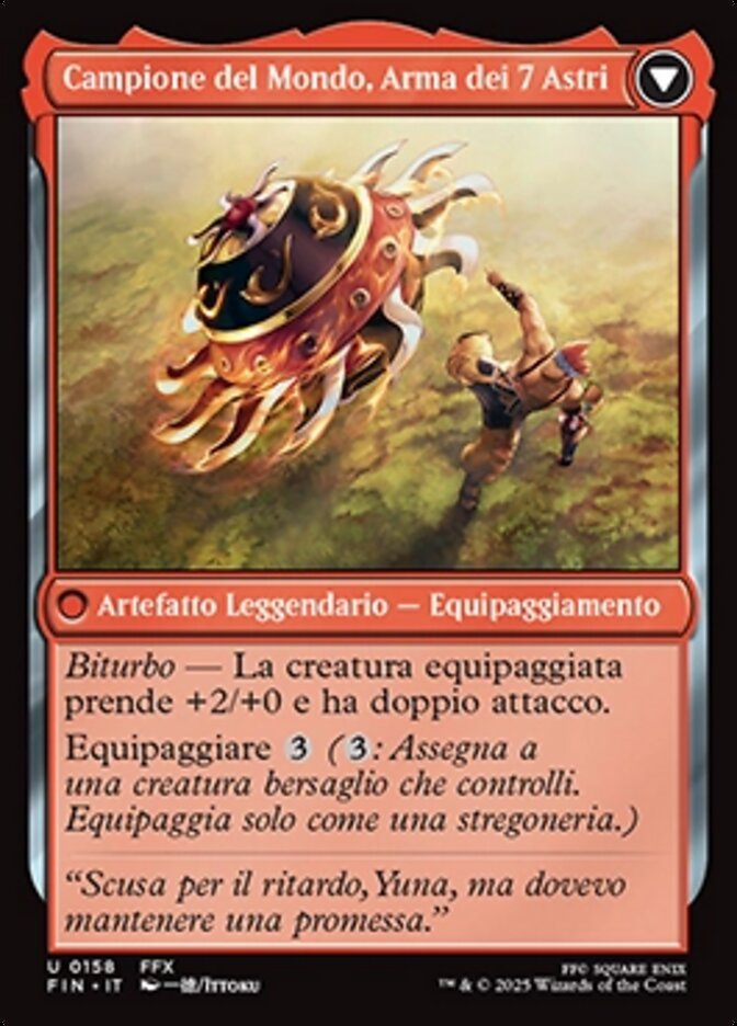 Campione del Mondo, Arma dei 7 Astri