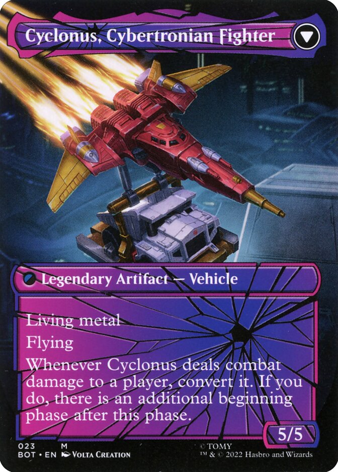 Cyclonus, the Saboteur // Cyclonus, Cybertronian Fighter (Transformers #23)