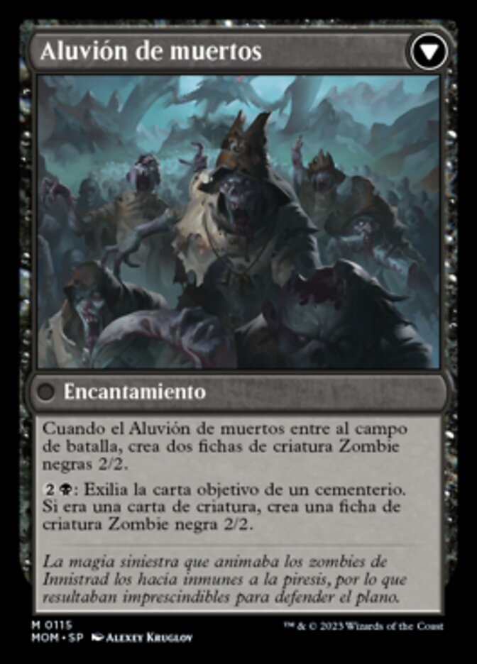 Aluvión de muertos
