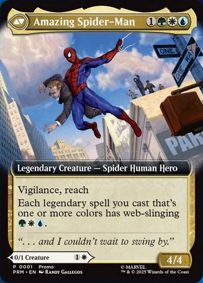 Peter Parker // Amazing Spider-Man - reverse side