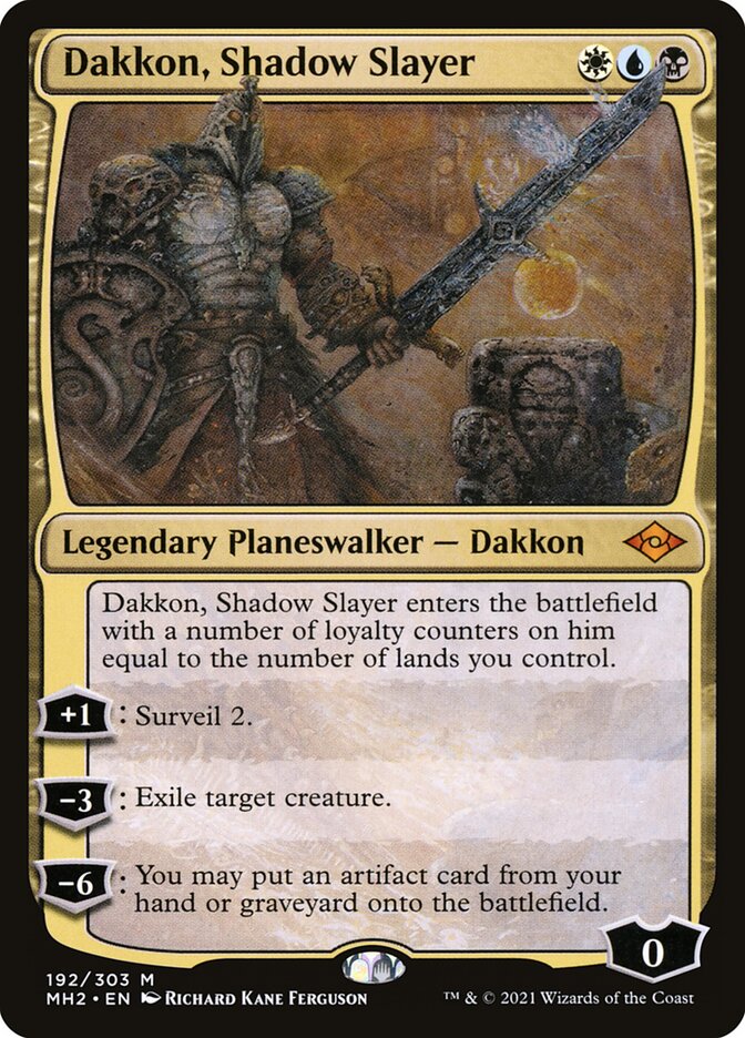 Dakkon, Shadow Slayer (Modern Horizons 2) Magic: The Gathering