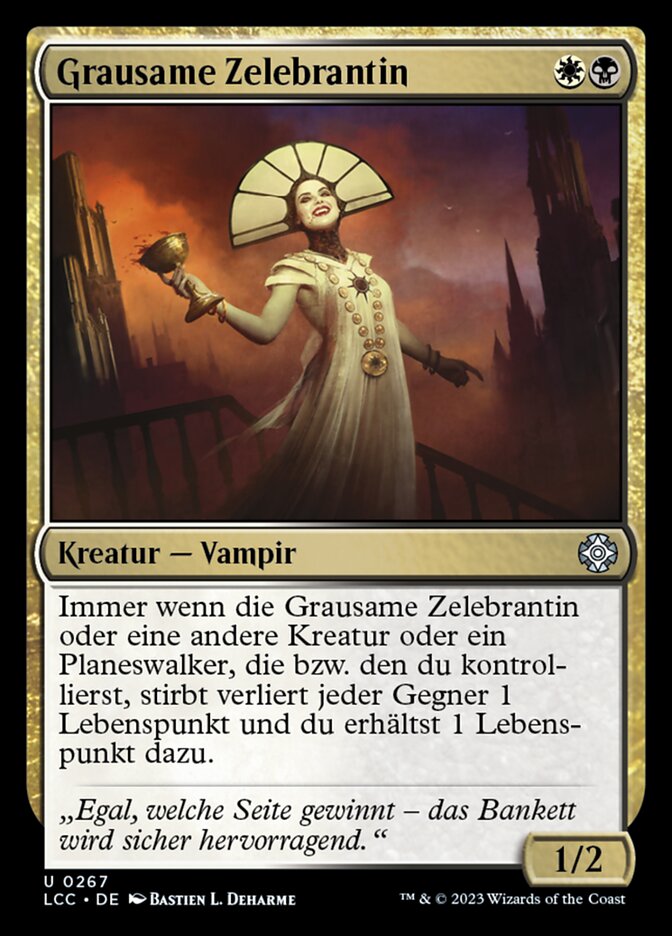 Grausame Zelebrantin