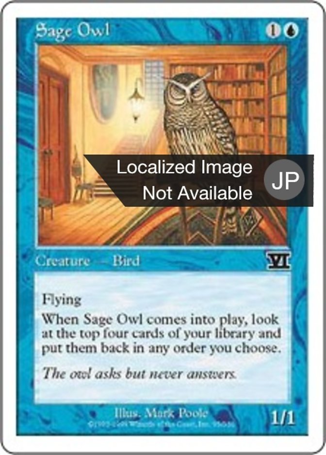 Sage Owl (Classic Sixth Edition #95)