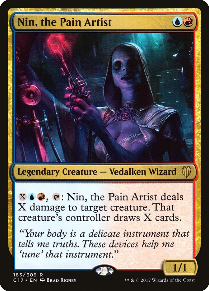 Nin, the Pain Artist (Commander 2017 #183)