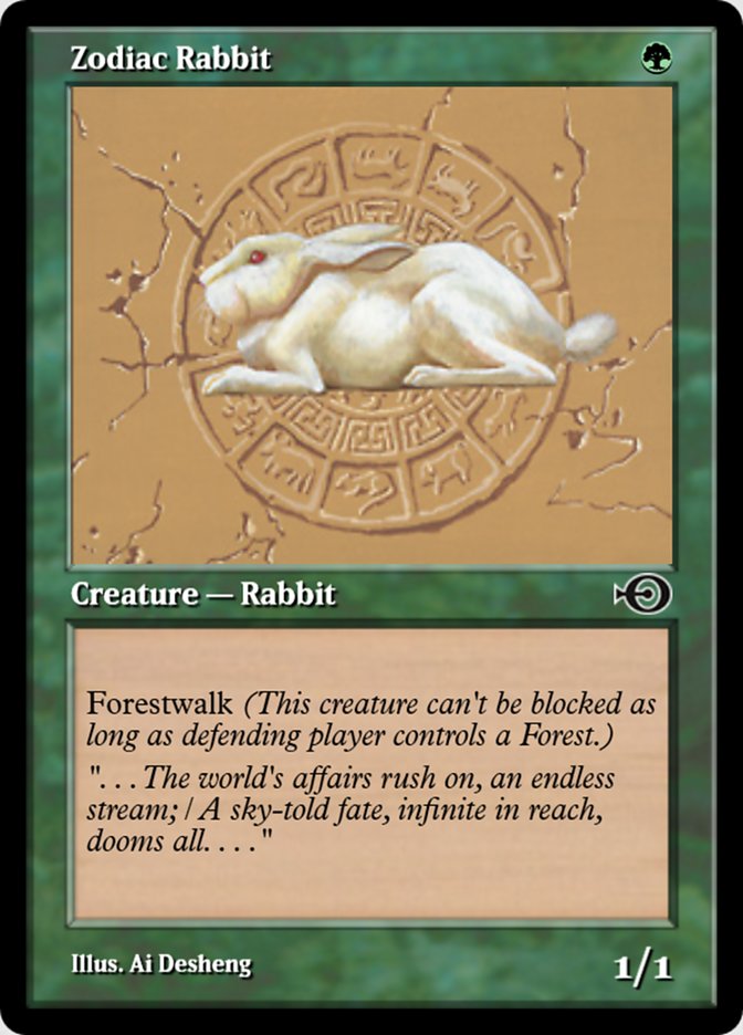 Zodiac Rabbit (Magic Online Promos #35086)