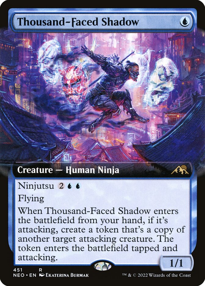 Thousand-Faced Shadow · Kamigawa: Neon Dynasty (NEO) #451 