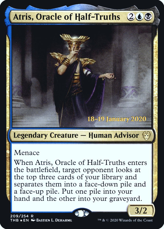 Atris, Oracle of Half-Truths (Theros Beyond Death Promos #209s)