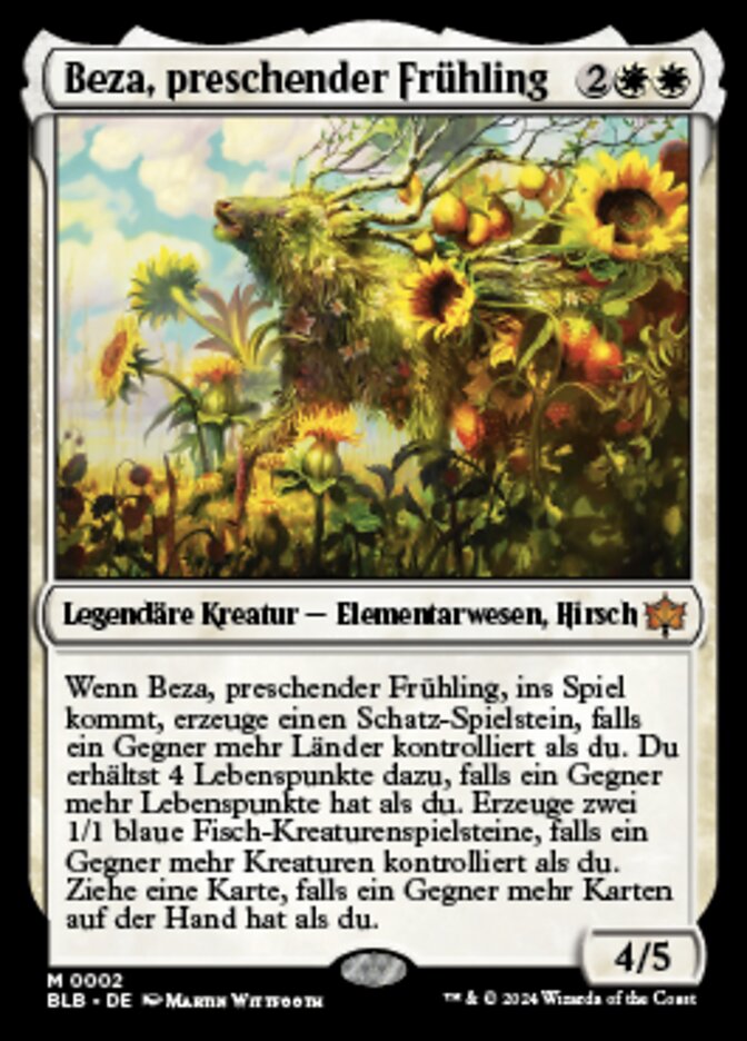 Beza, preschender Frühling