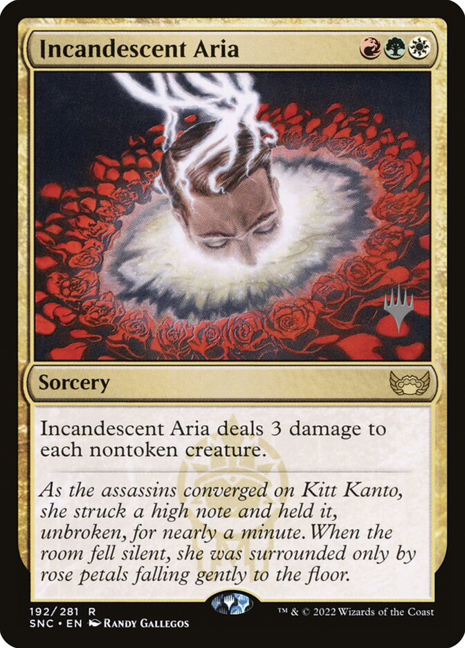 Incandescent Aria (Streets of New Capenna Promos #192p)
