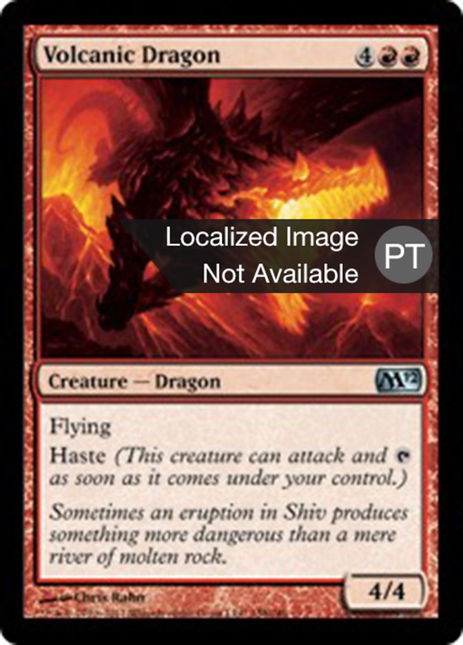 Volcanic Dragon (Magic 2012 #158)