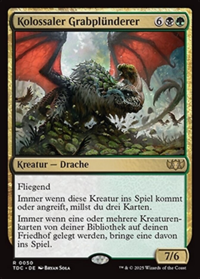 Kolossaler Grabplünderer