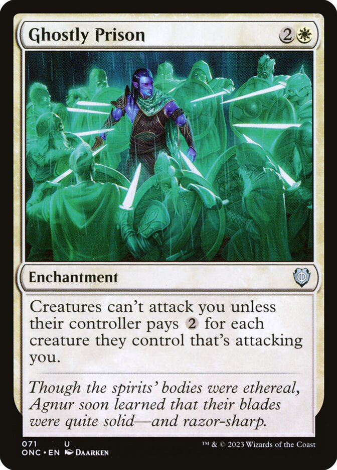Ghostly Prison (Phyrexia: All Will Be One Commander #71)