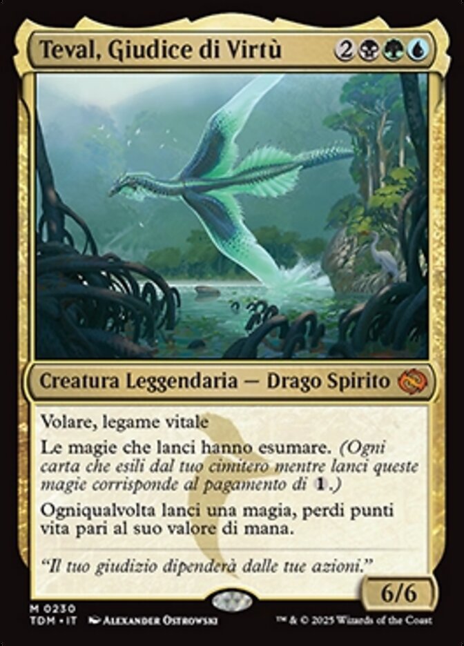 Teval, Giudice di Virtù