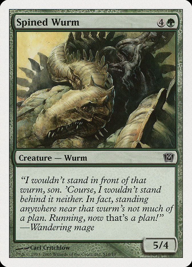 Spined Wurm (Ninth Edition #S10)