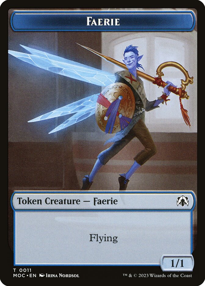Faerie (March of the Machine Commander Tokens #11)