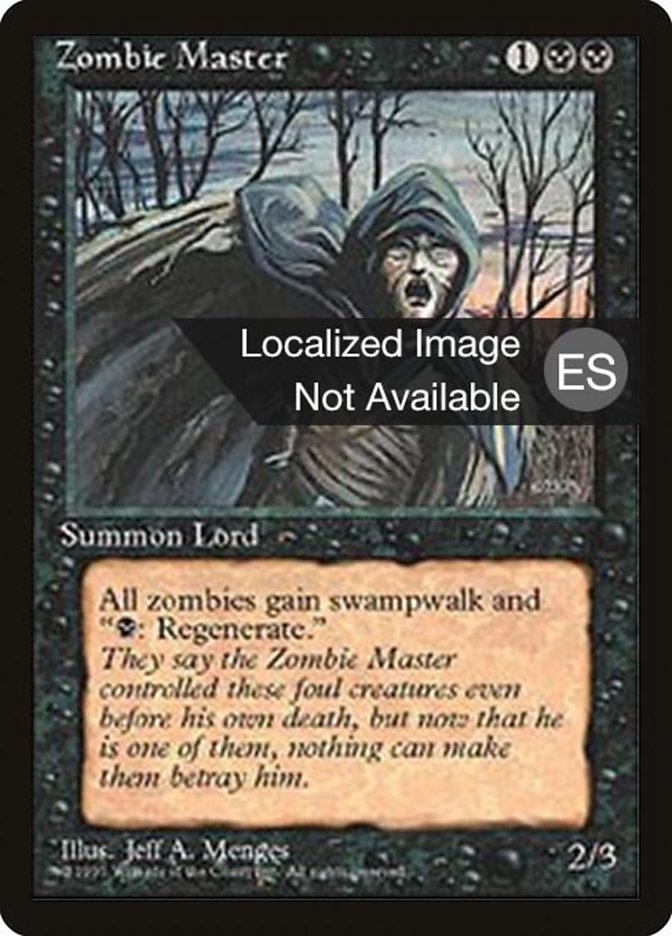 Zombie Master (Fourth Edition Foreign Black Border #174)