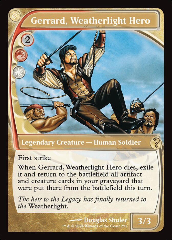 Gerrard, Weatherlight Hero (Mystery Booster 2 #251)