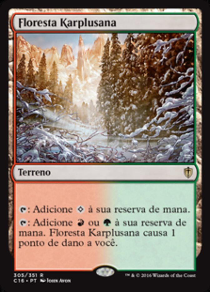 Karplusan Forest (Commander 2016 #305)