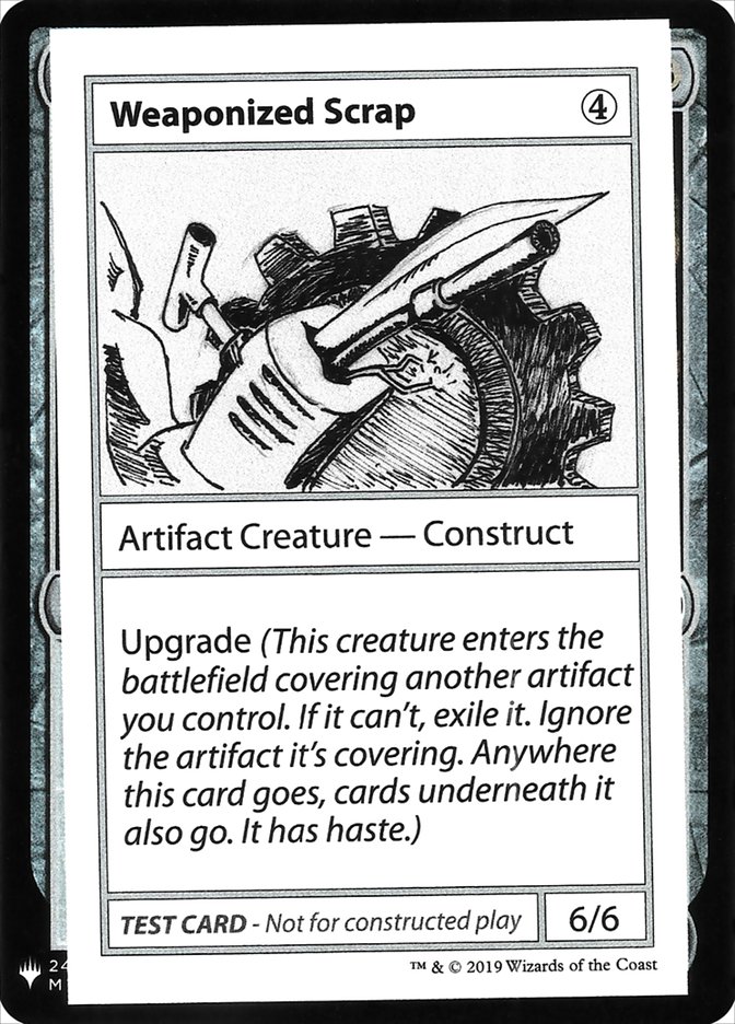 Weaponized Scrap · Mystery Booster Playtest Cards 2019 (CMB1) #111