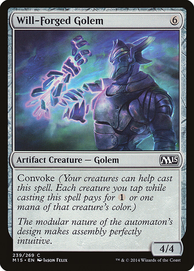 Will-Forged Golem (Magic 2015 #239)