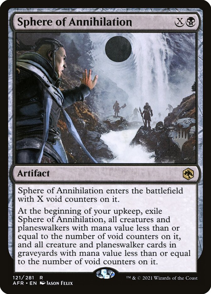 Sphere of Annihilation (Adventures in the Forgotten Realms Promos #121p)