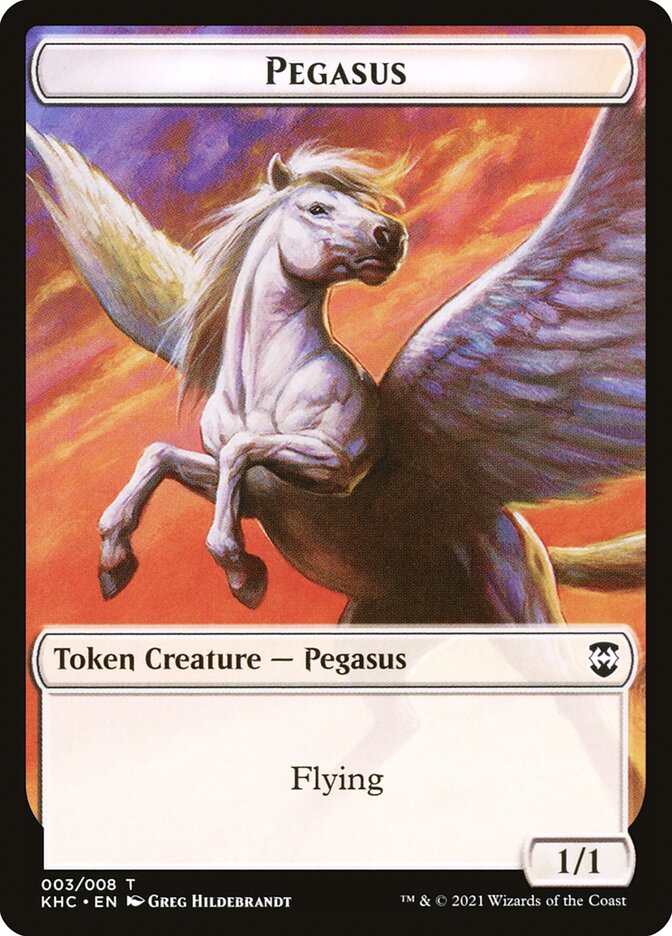 Pegasus (Kaldheim Commander Tokens #3)