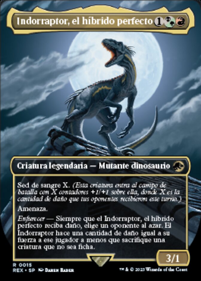 Indorraptor, el híbrido perfecto