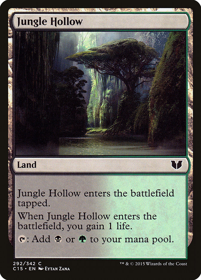 Jungle Hollow (Commander 2015 #292)