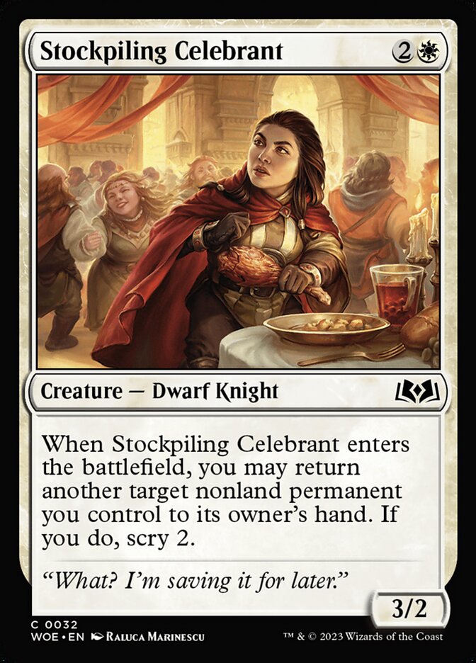 Stockpiling Celebrant (Wilds of Eldraine #32)