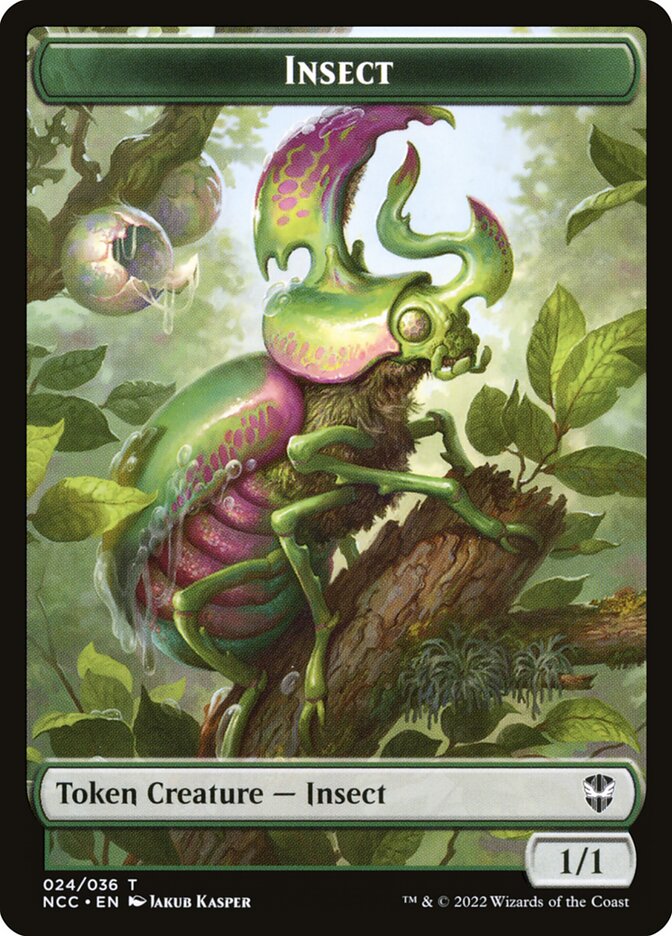 Insect (New Capenna Commander Tokens #24)