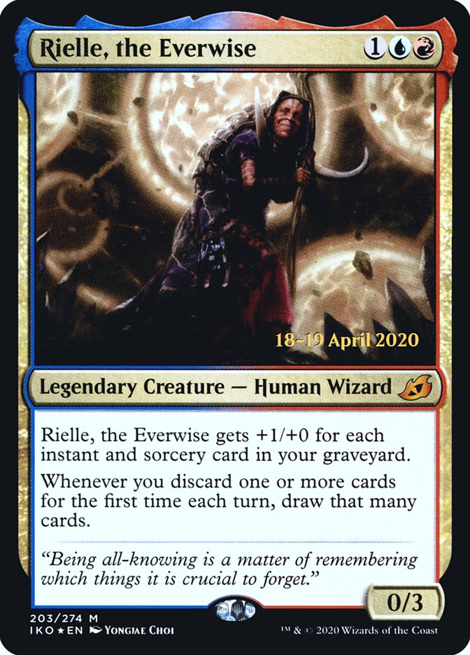 Rielle, the Everwise (Ikoria: Lair of Behemoths Promos #203s)