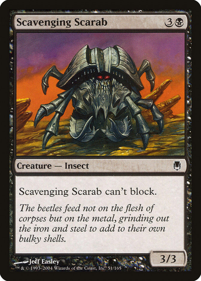 Scavenging Scarab (Darksteel #51)