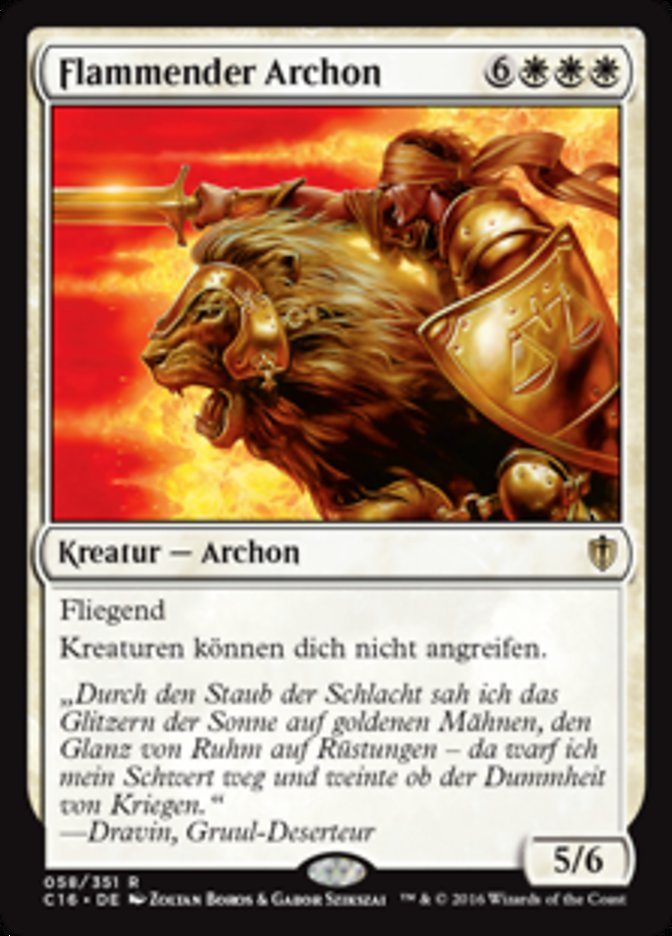 Blazing Archon (Commander 2016 #58)