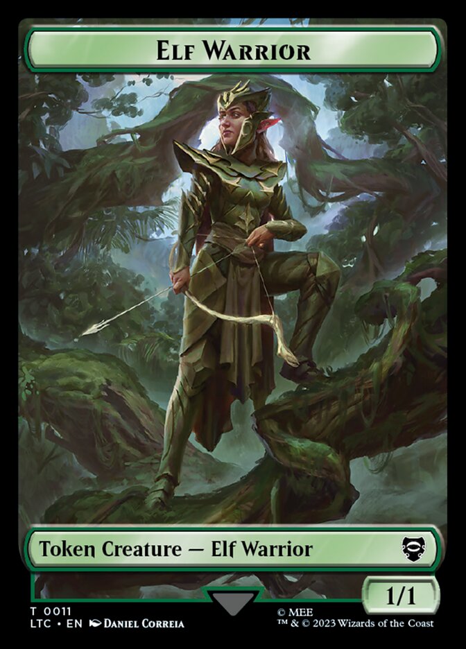 Elf Warrior (Tales of Middle-earth Commander Tokens #11)