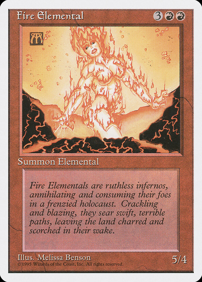 Fire Elemental (Fourth Edition #191)