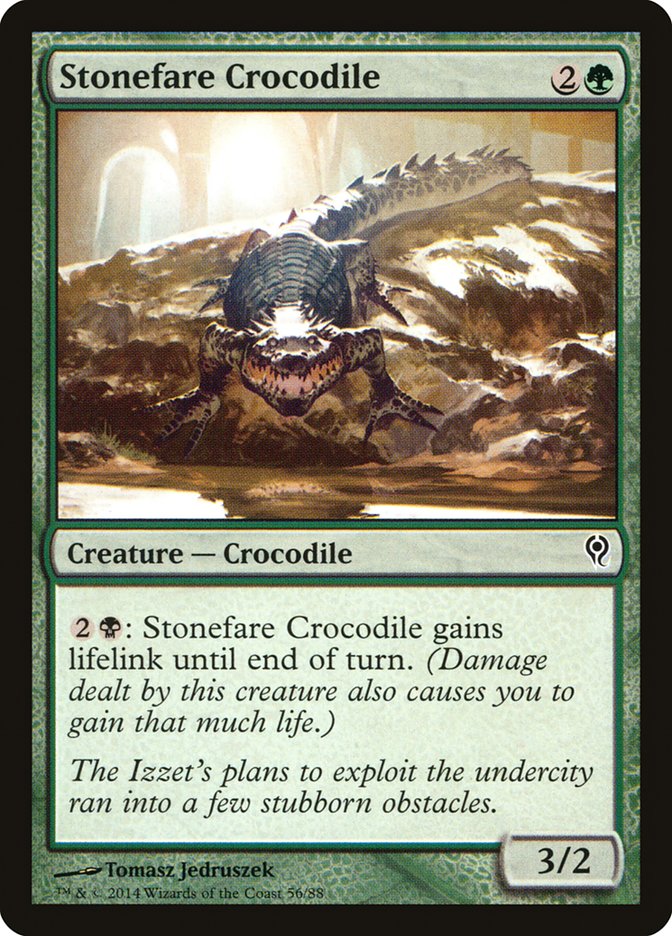 Stonefare Crocodile (Duel Decks: Jace vs. Vraska #56)